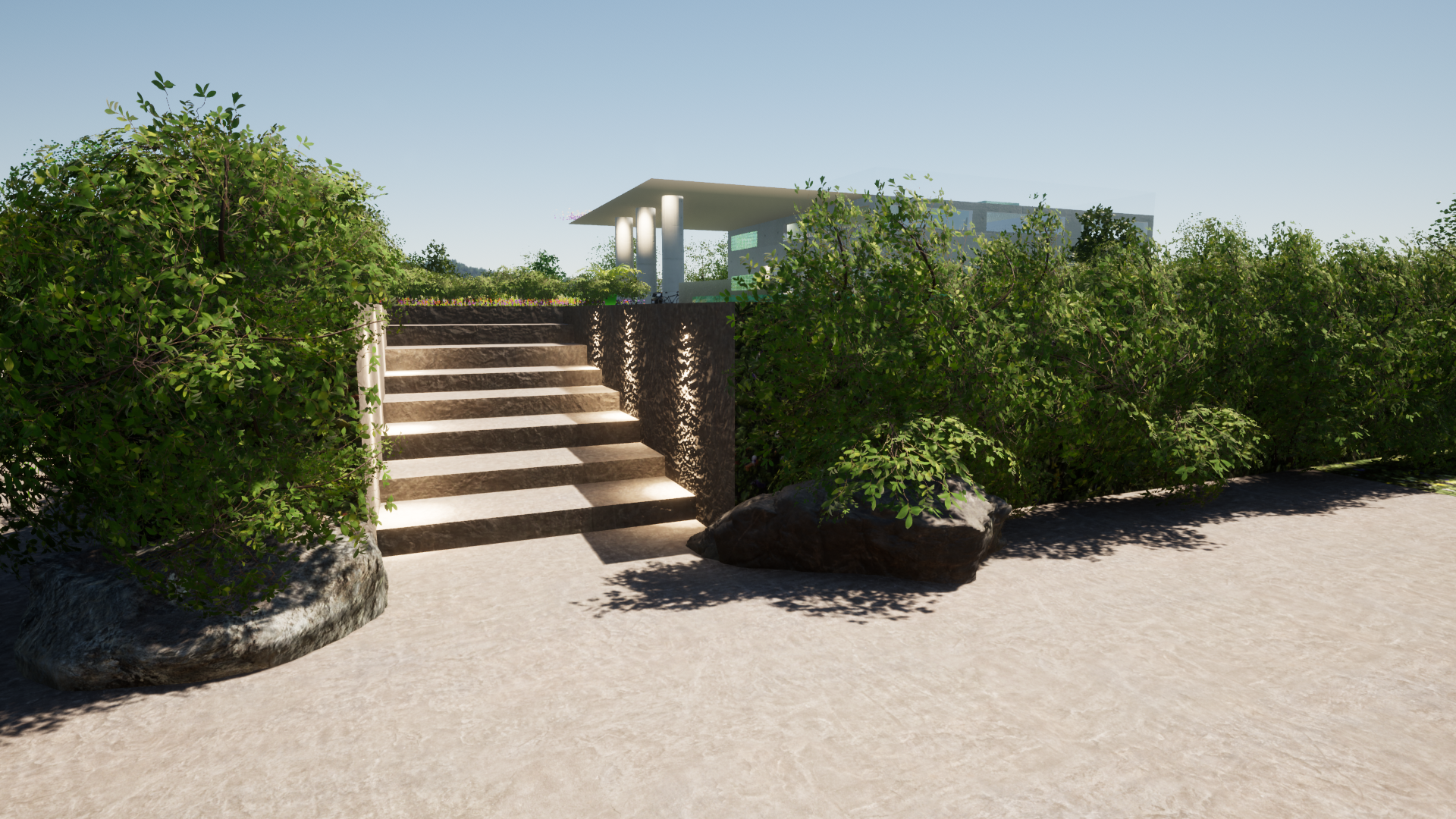 Luxury Villa Front Elevation